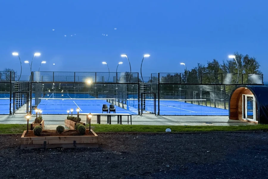Padel Courts at Lady Heyes. An example of rural diversification