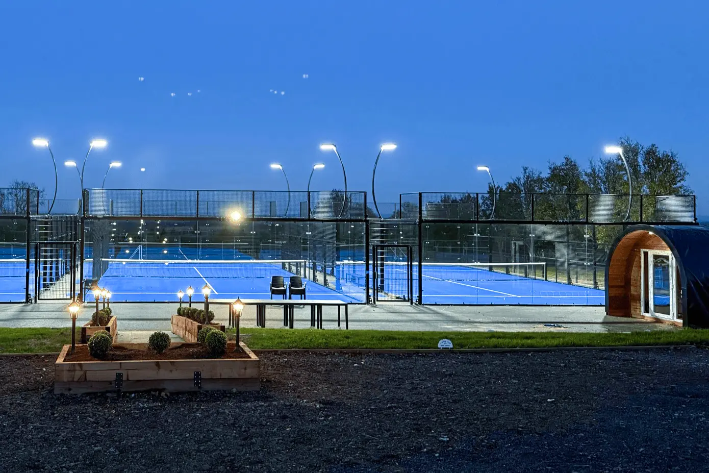 Padel Courts at Lady Heyes. An example of rural diversification