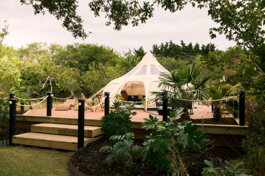 Rural diversification glamping at Orchard Blossom Evesham